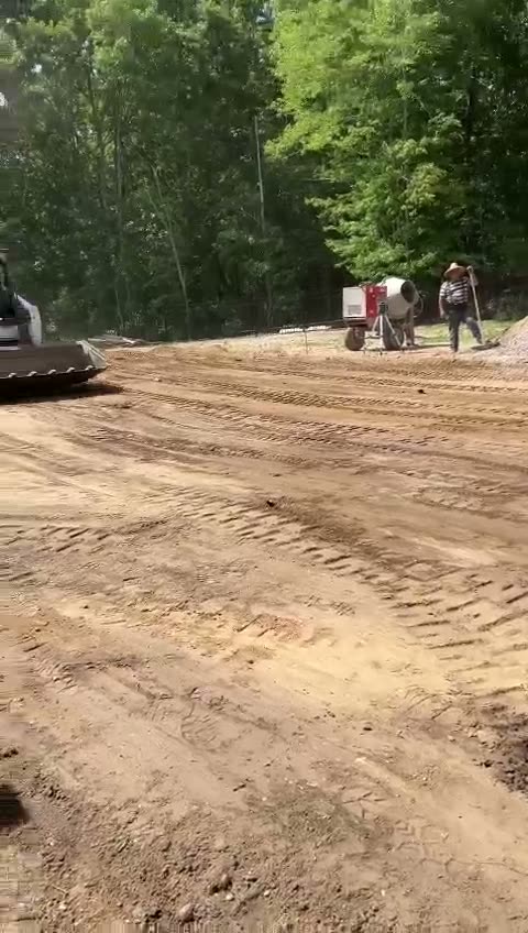Pool deck install, short clip by JDG Concrete & Construction